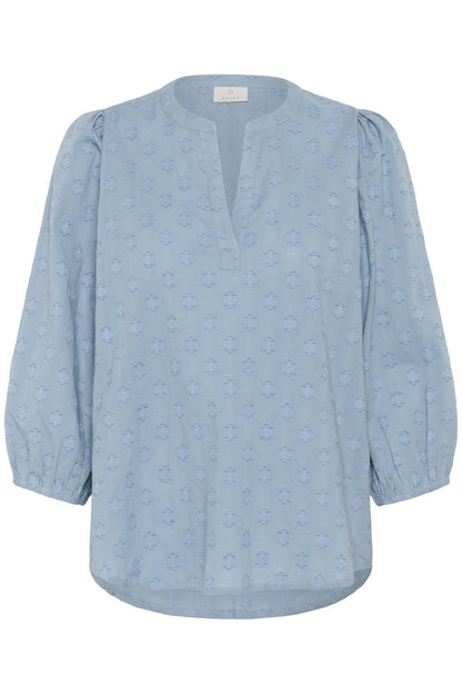 Kaenya Blouse 3/4 Sl Windward Blue