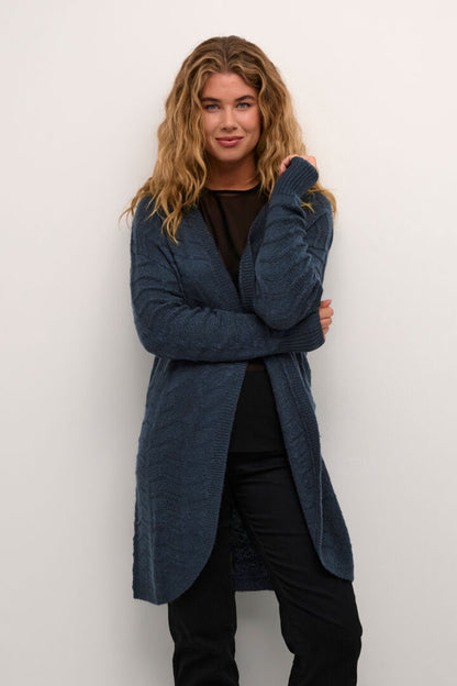 KAEMRIA  KNIT CARDIGAN Midnight Marine