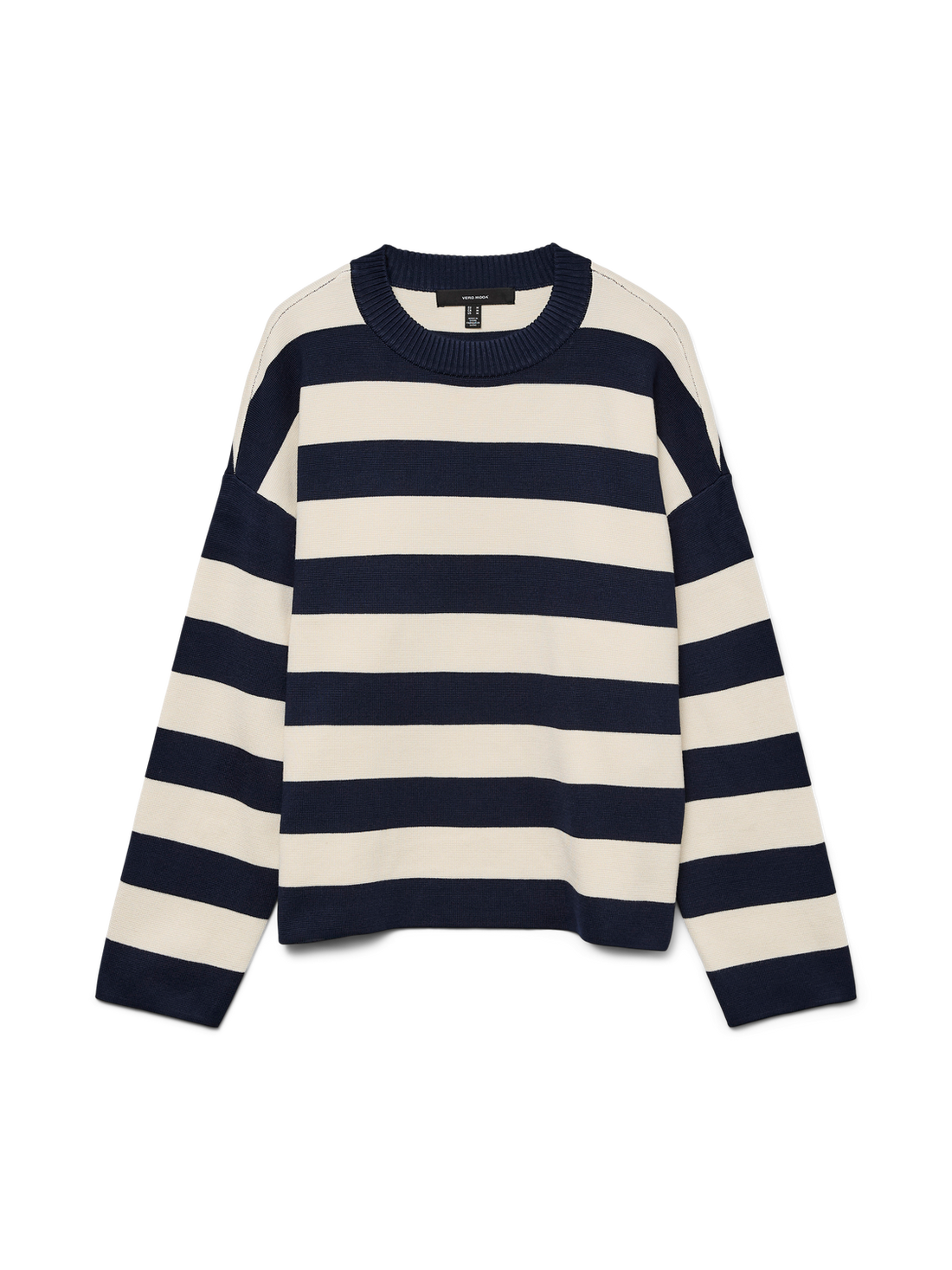 VMSILJE LS O-NECK BOXY PULLOVER NOOS Mørkeblå