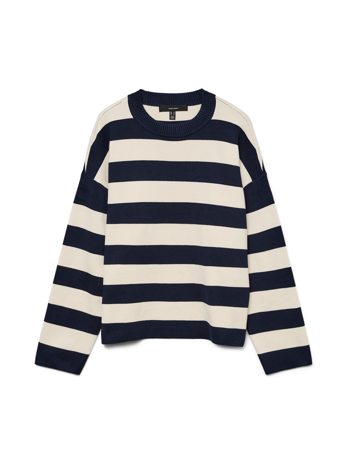 VMSILJE LS O-NECK BOXY PULLOVER NOOS Mørkeblå