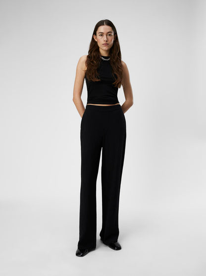 OBJSANNE ALINE WIDE PANT NOOS Sort