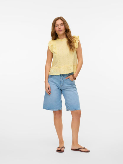 VMKAMMY SL HIGH NECK TOP VMA Gul