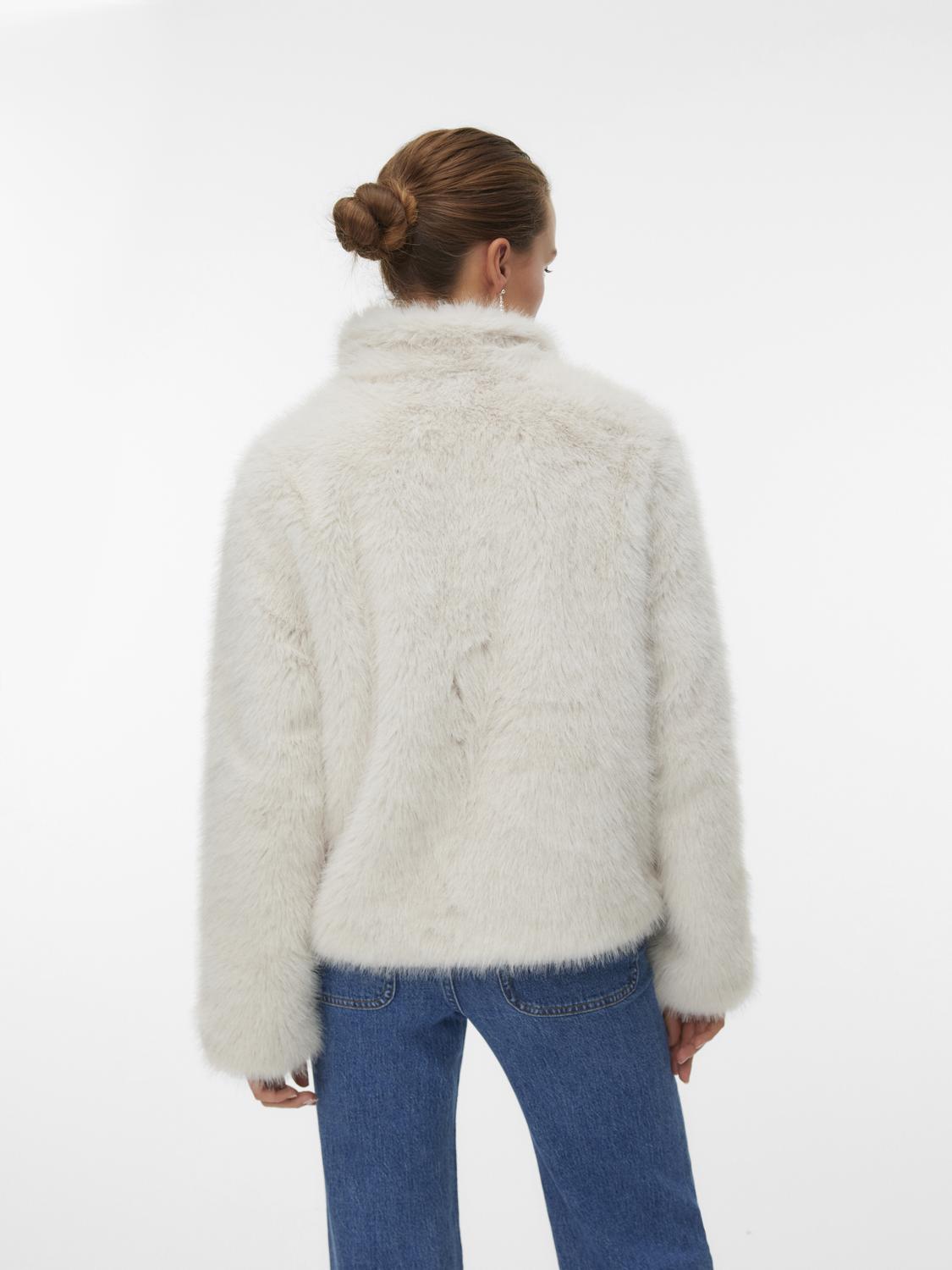 Vmmonroe Short Jacket Noos Lysegrå