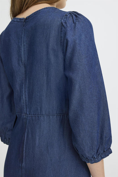 Pzsevielle Dress Un-Washed Denim