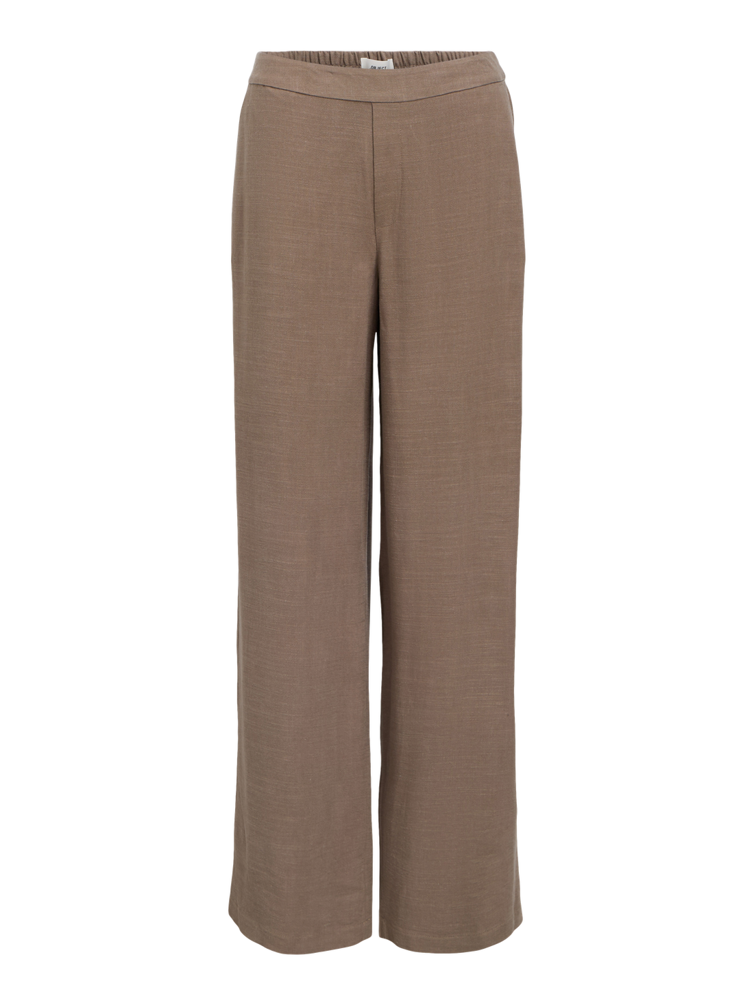 OBJSANNE ALINE WIDE PANT NOOS Mellomgrå