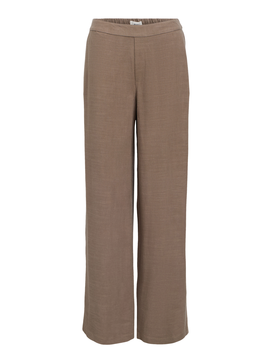 OBJSANNE ALINE WIDE PANT NOOS Mellomgrå