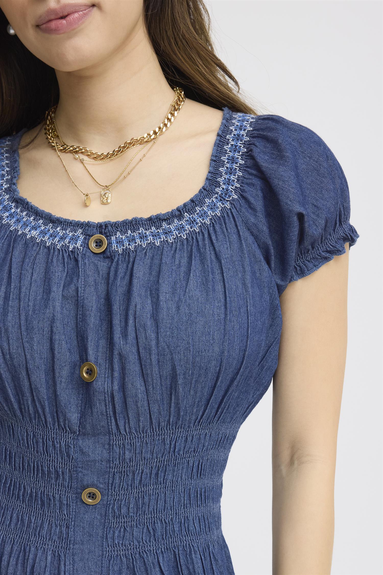 SBMOLLY DRESS Dark Denim