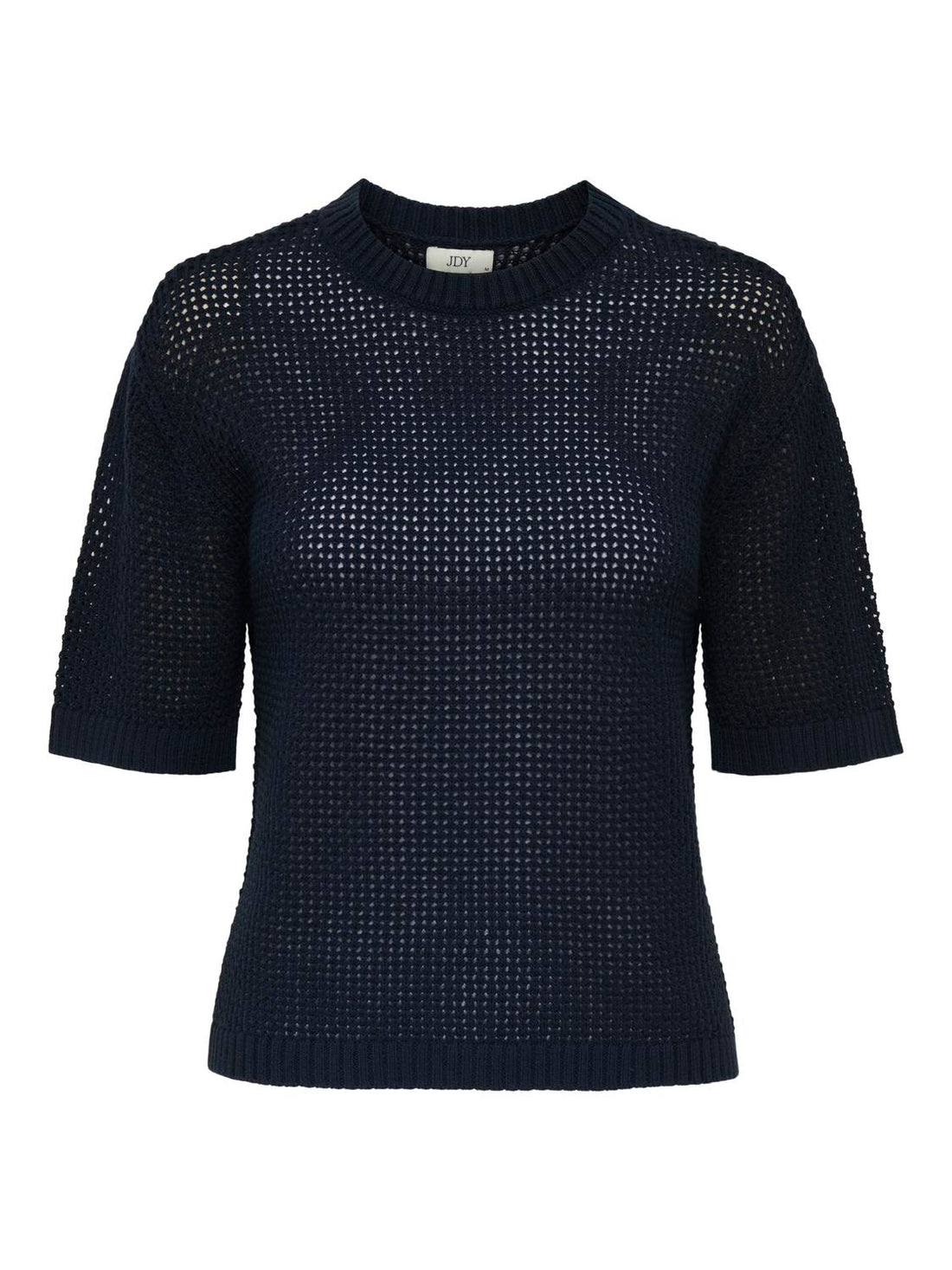 JDYTIKKA 2/4 O-NECK PULLOVER KNT Mellomblå