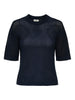 JDYTIKKA 2/4 O-NECK PULLOVER KNT Mellomblå