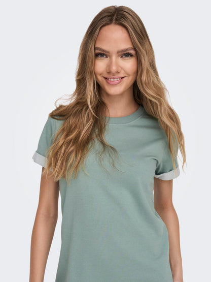 JDYIVY S/S DRESS JRS NOOS Mellomgrå