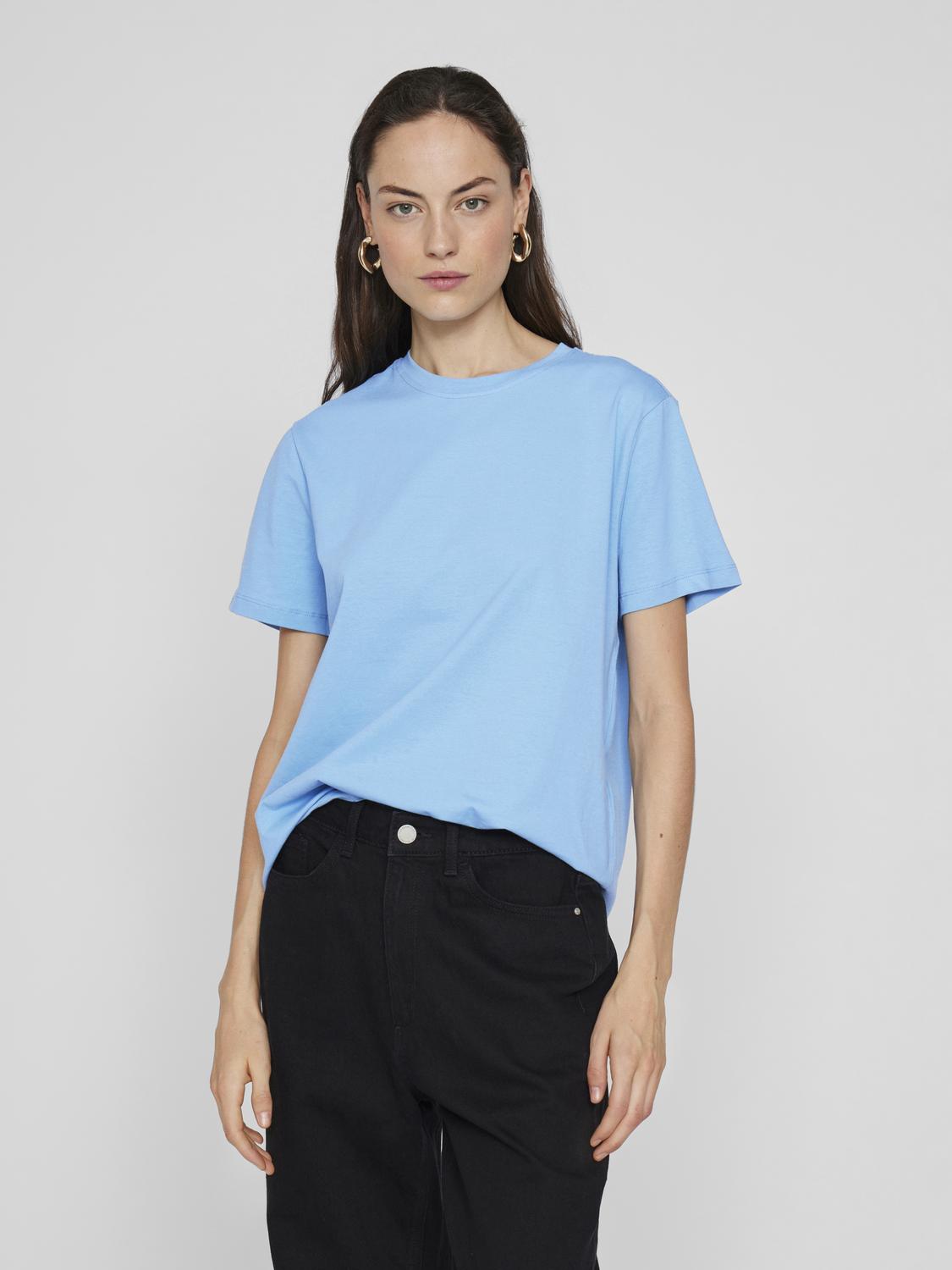 VINORA S/S T-SHIRT - NOOS Lyseturkis