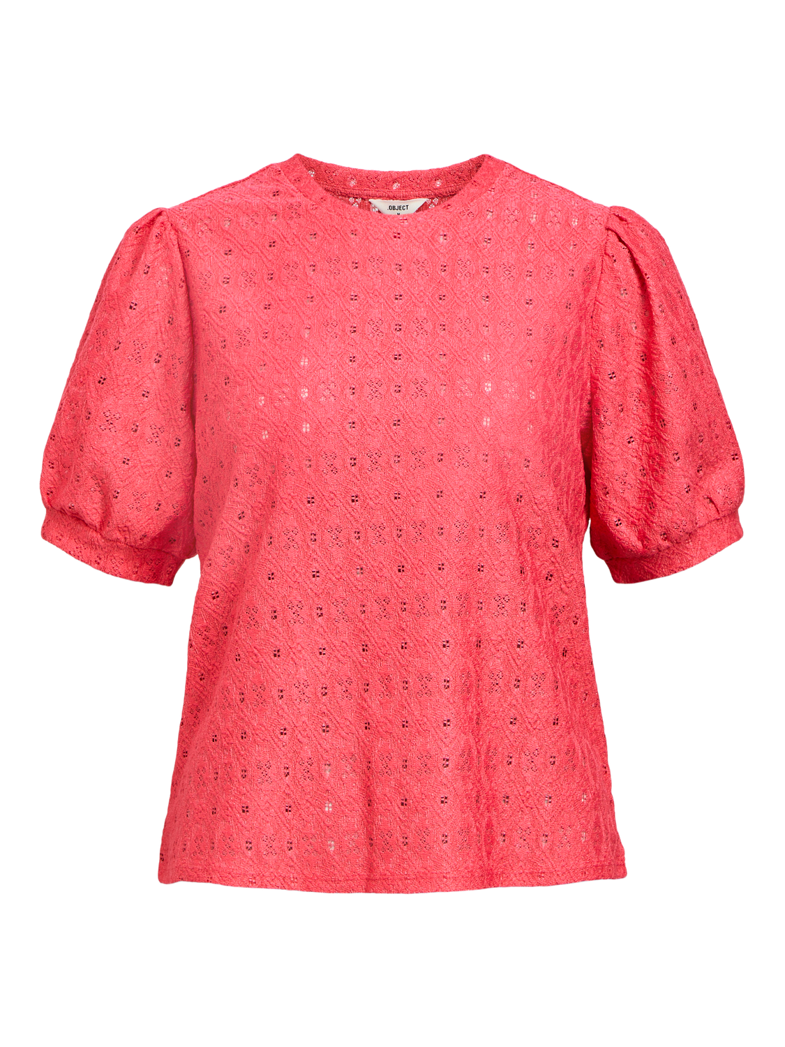 OBJLAILA S/S RE TOP NOOS Mørkerosa