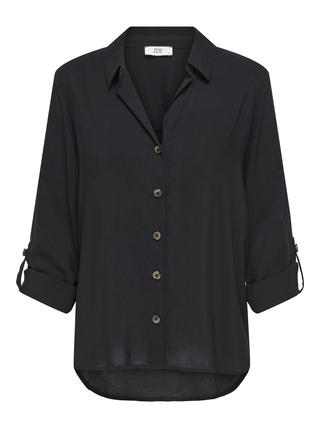JDYLAUREL LIFE L/S SHIRT WVN DIA Sort