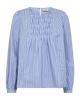 FQISA-BLOUSE Lyseblå