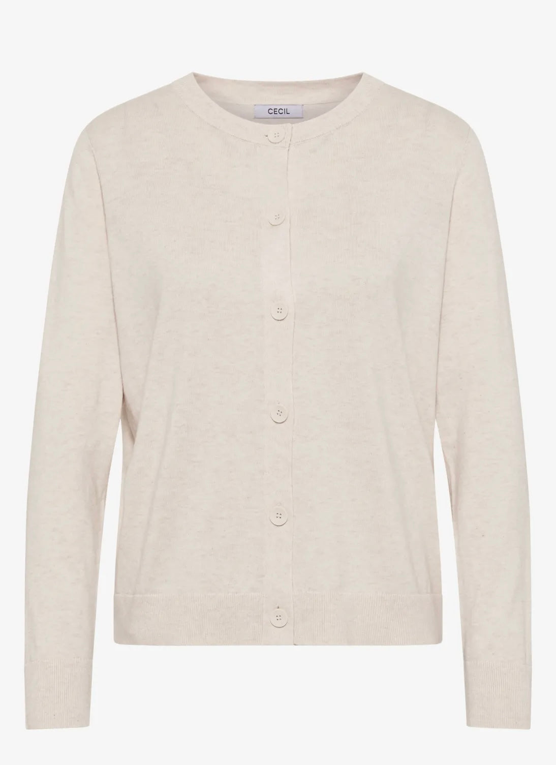 NOS  button cardigan Lys Beige