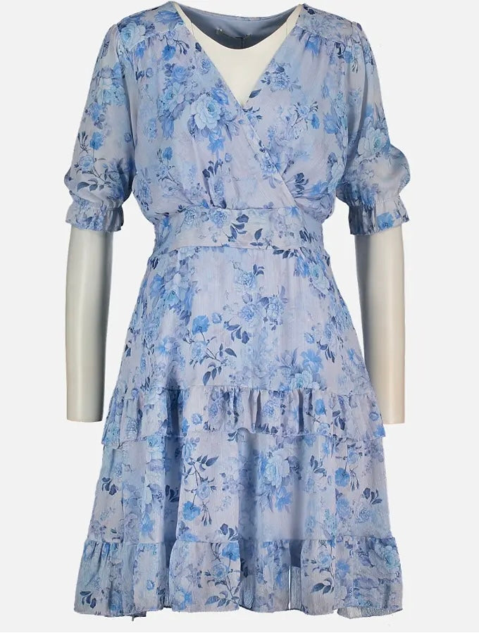 AMORA ROSE SHORT Lyseblå