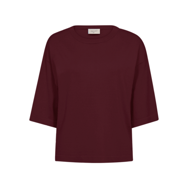 FQCONNY-PULLOVER Vinrød
