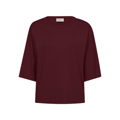 FQCONNY-PULLOVER Vinrød