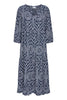 SBALEXA LACE LONG DRESS Navy Blazer