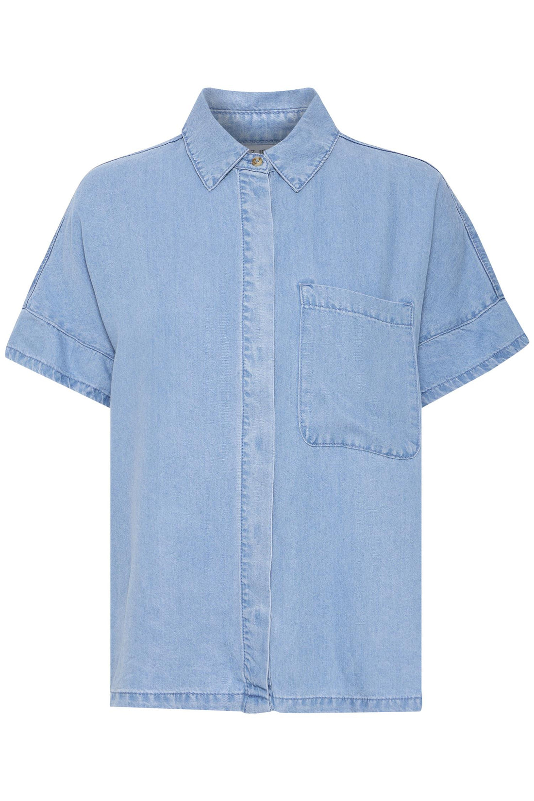 PZBEVERLY Blouse Light Blue Denim