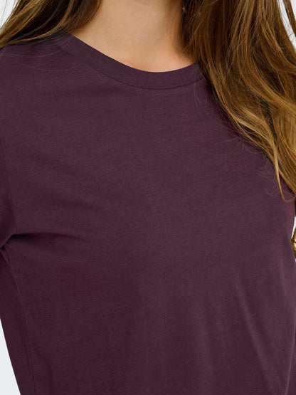 Onlonly S/s Tee Jrs Noos Mørkelilla