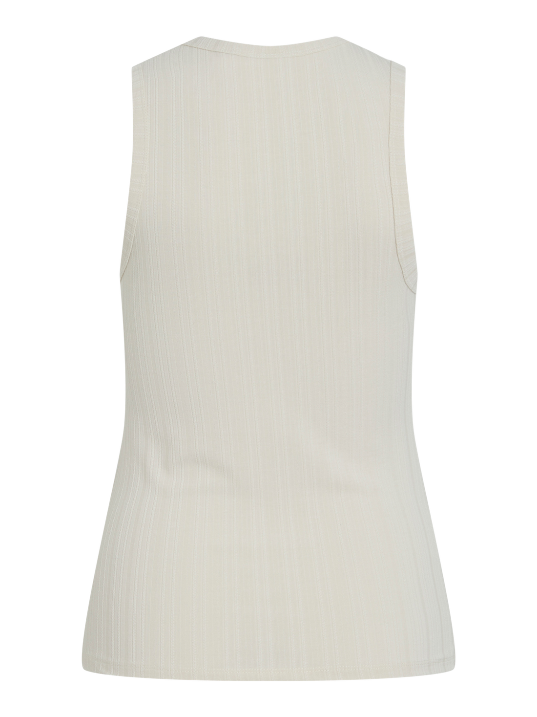 VIMIDESA O-NECK S/L TOP Lysegrå