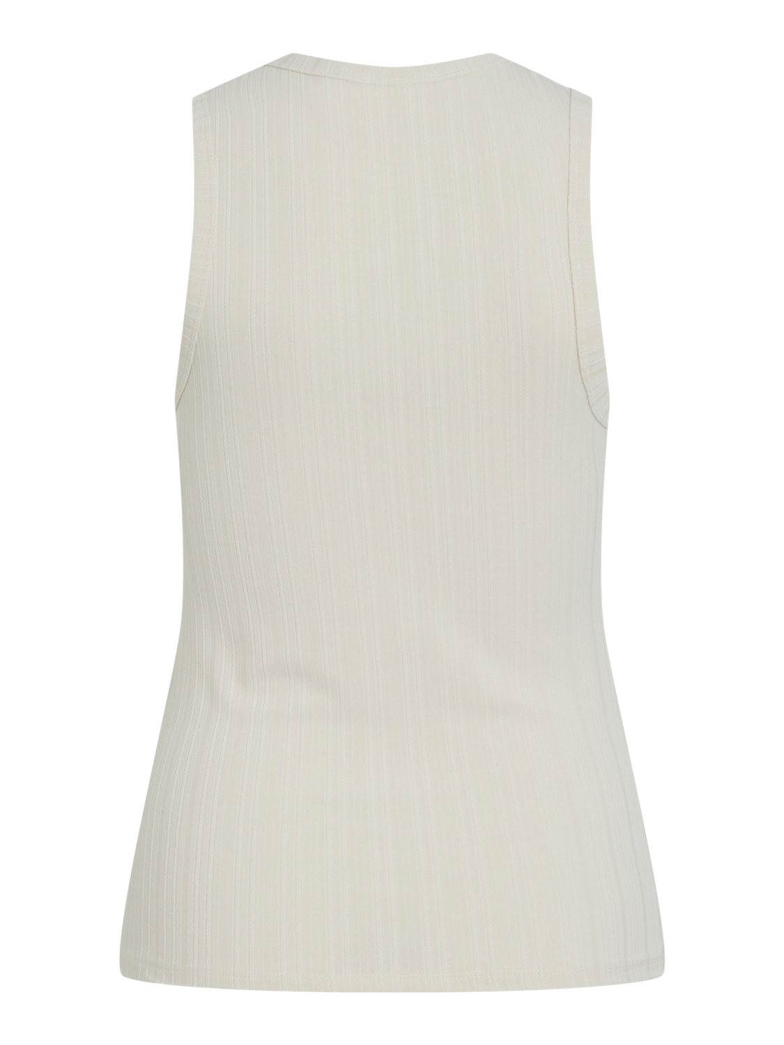 VIMIDESA O-NECK S/L TOP Lysegrå
