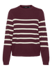 VMSABA PLAIN LS O-NECK PULLOVER GA NOOS Mørkelilla