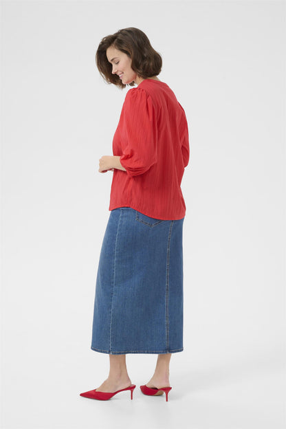 KAjollia Zia Blouse Rød