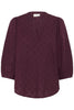 Kaenya Blouse 3/4 Sl Windsor Wine