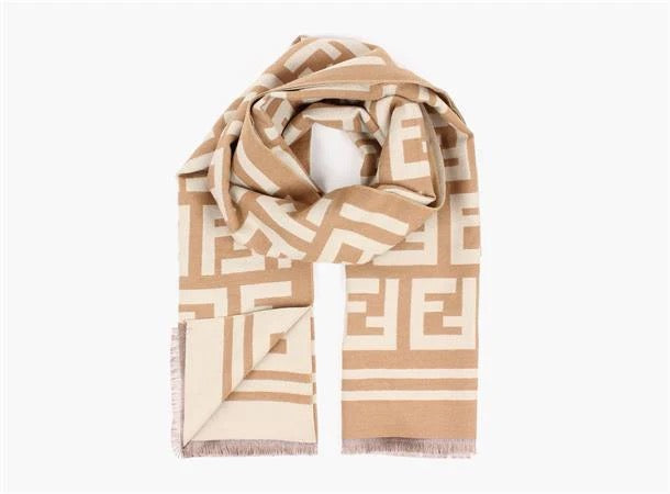 Manzini double sided scarf Camel