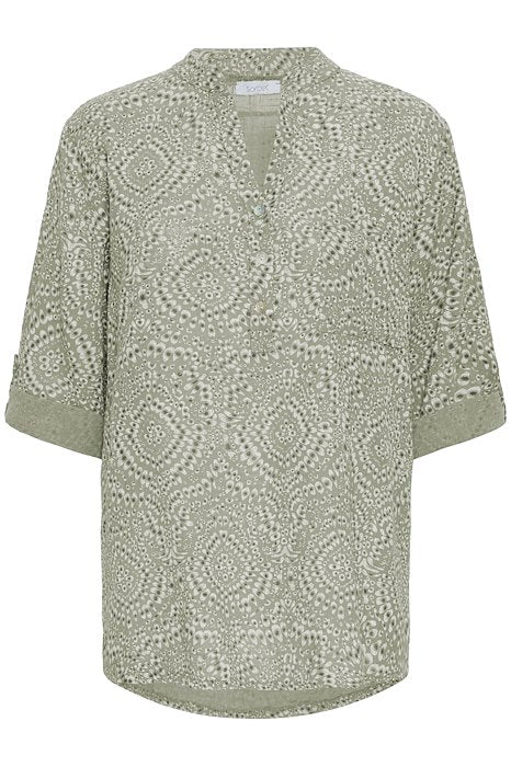 SBALEXA BATIC BLOUSE Dusty Olive