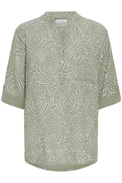 SBALEXA BATIC BLOUSE Dusty Olive