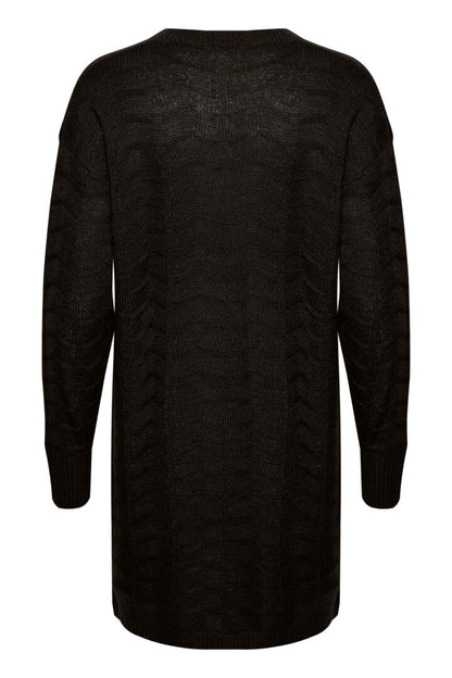 KAEMRIA  KNIT CARDIGAN Svart