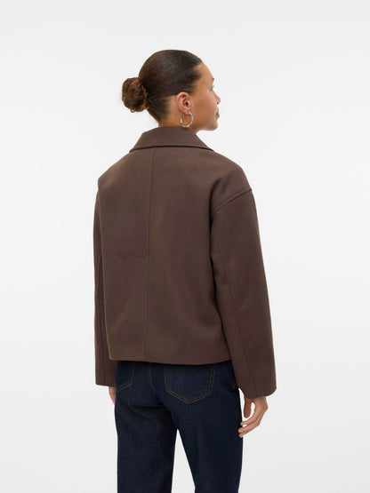 Vmvinceline Short Jacket Noos Mellombrun