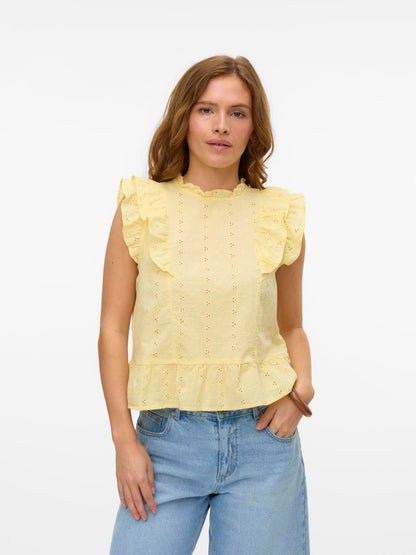VMKAMMY SL HIGH NECK TOP VMA Gul