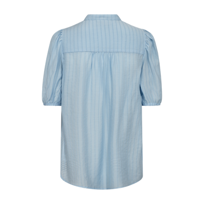 FQEBELLA-BLOUSE Lyseblå