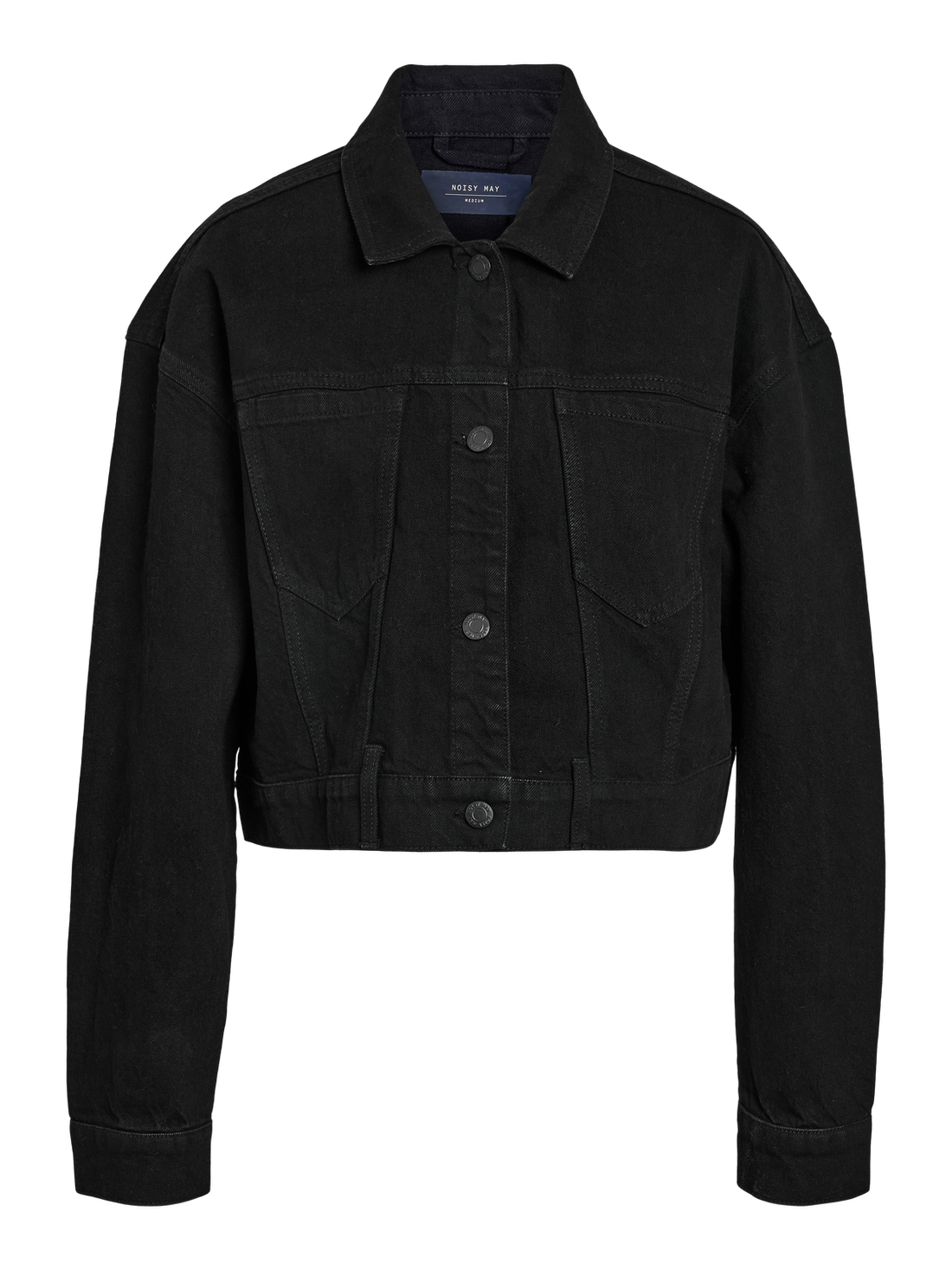NMRONJA L/S CROP DNM JACKET VI514BL NOOS Sort