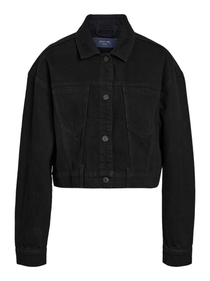 NMRONJA L/S CROP DNM JACKET VI514BL NOOS Sort
