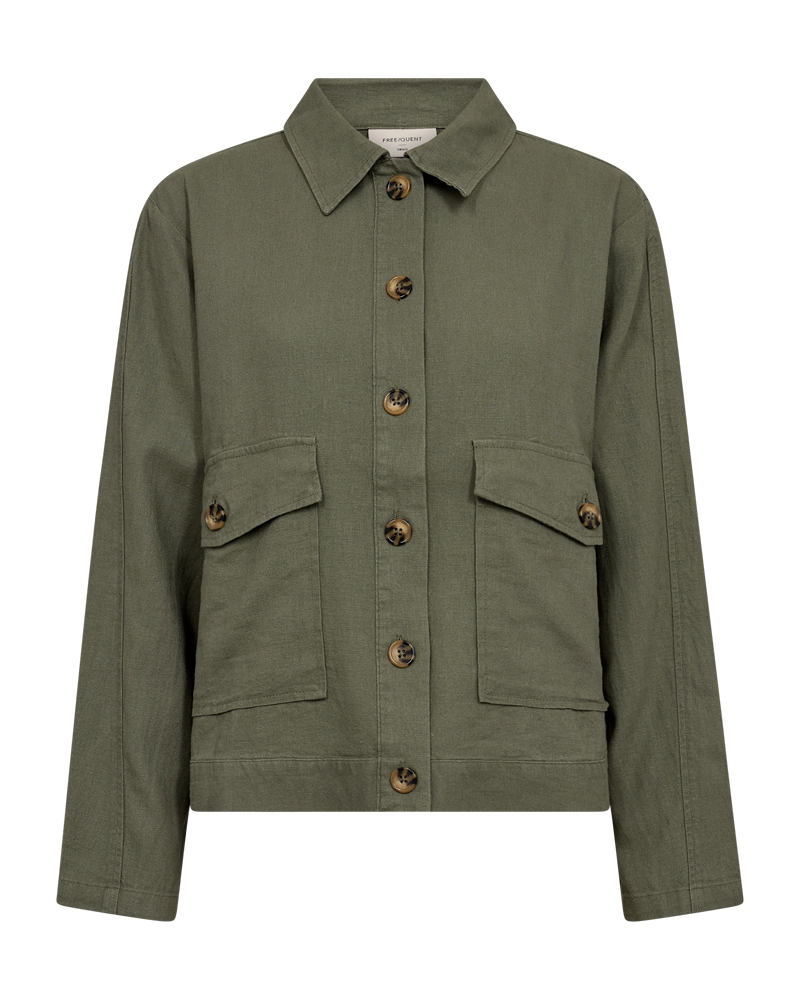 FQLAVA-JACKET lin Grønn