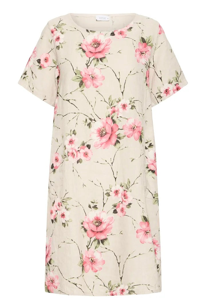 SBTORINA DRESS 1 Sandshell
