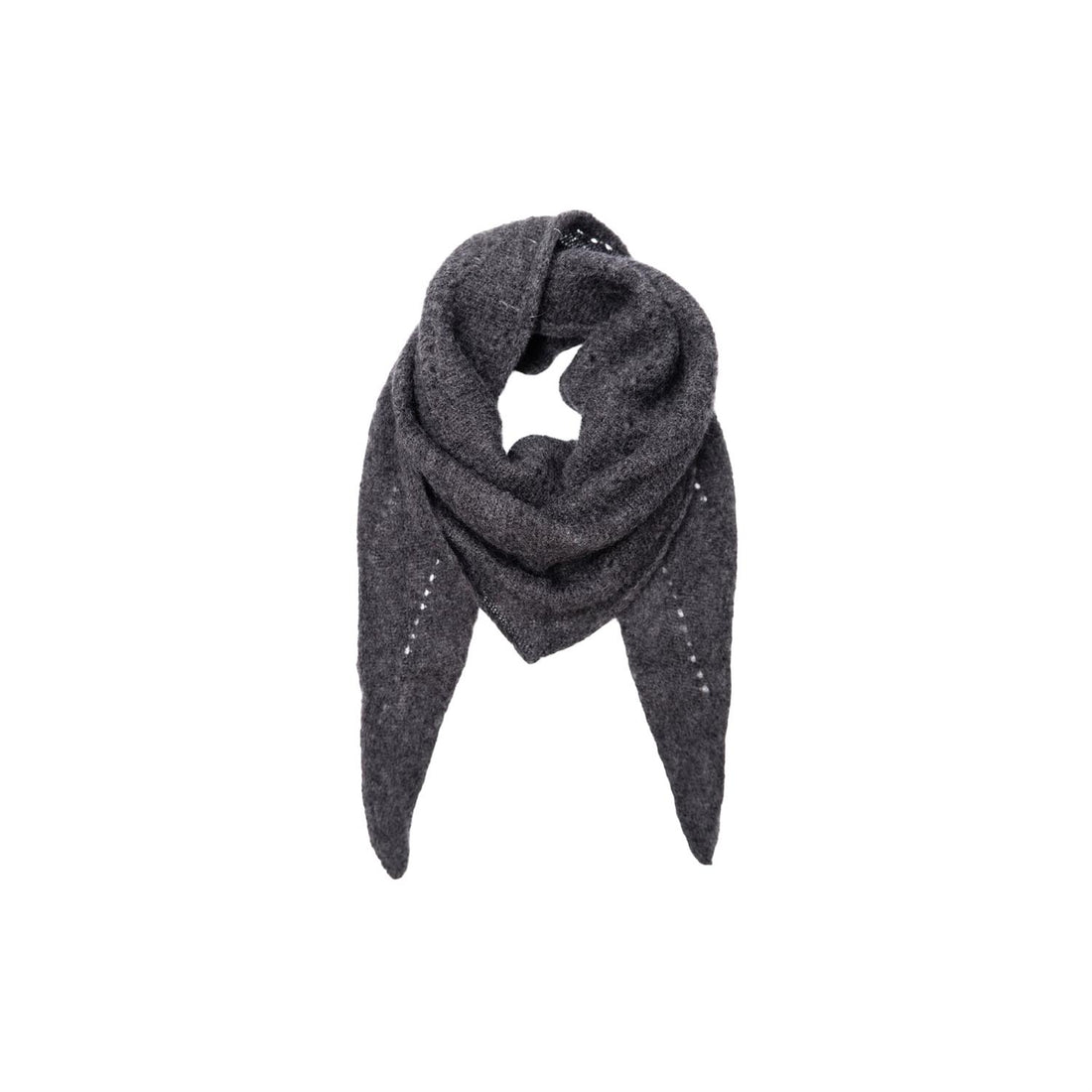Bcdell knitted mini scarf Mørkegrå