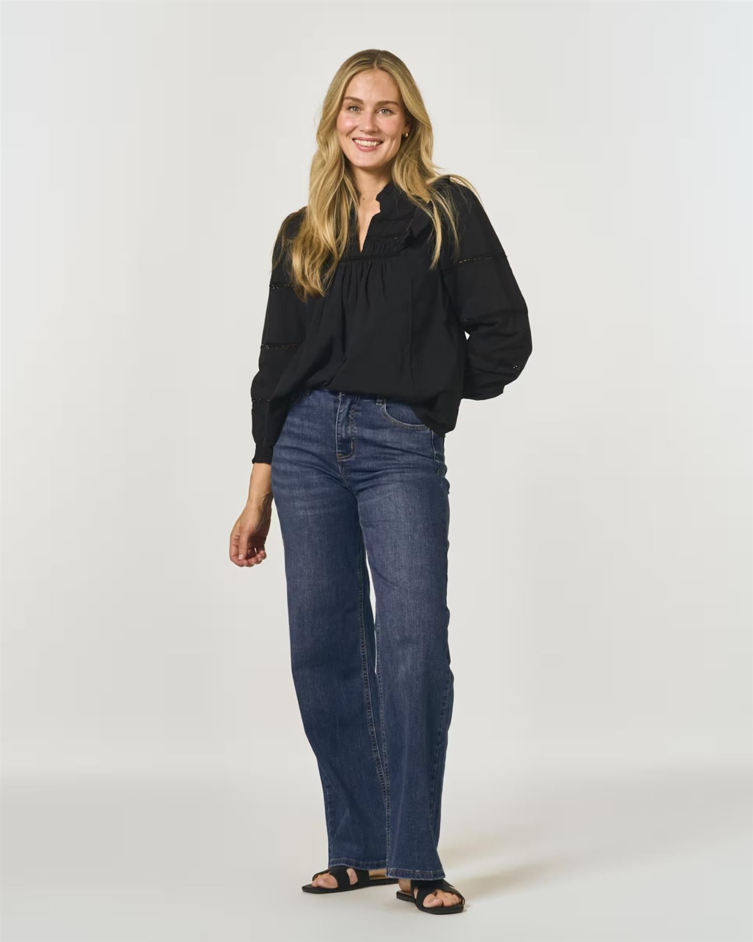 ELLIE 4007 JEANS Mørkeblå