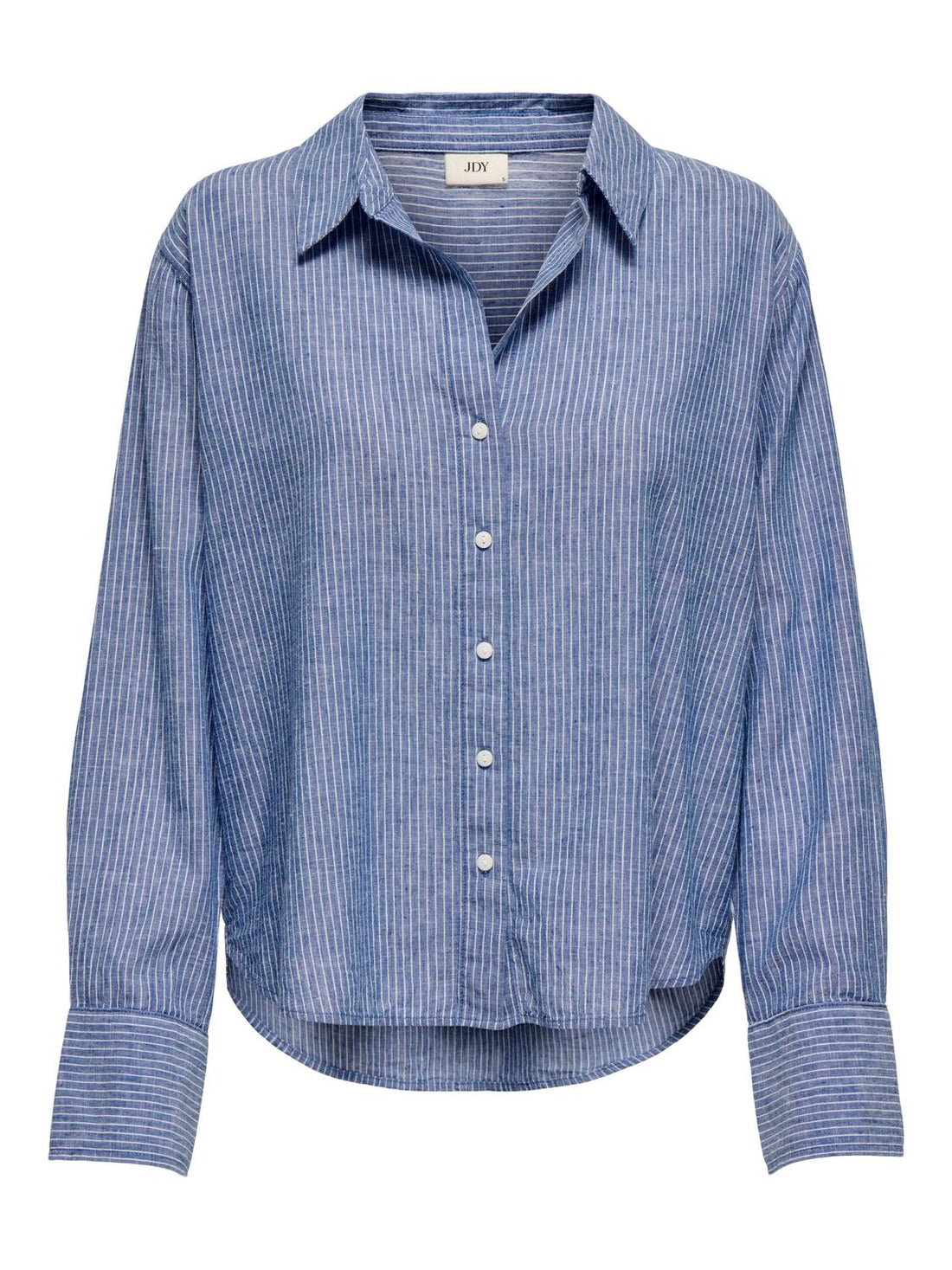 JDYMILA L/S LOOSE LINEN SHIRT WVN Blå