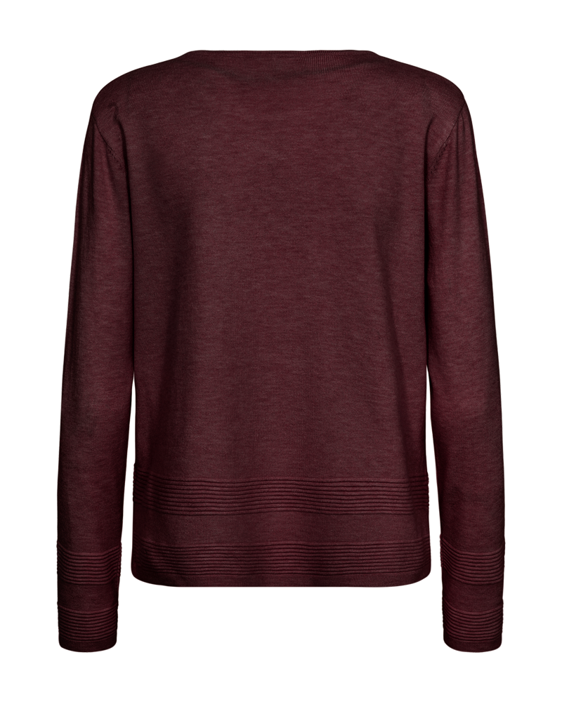 FQFLOW-PULLOVER Vinrød
