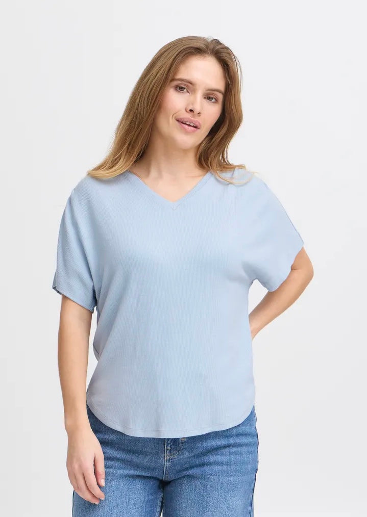PZGLOVER SS T-SHIRT Lyseblå