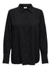 JDYSAY L/S LINEN LOOSE SHIRT WVN NOOS Sort
