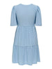 JDYCARLA CATHINKA S/S DRESS JRS NOOS Lyseblå