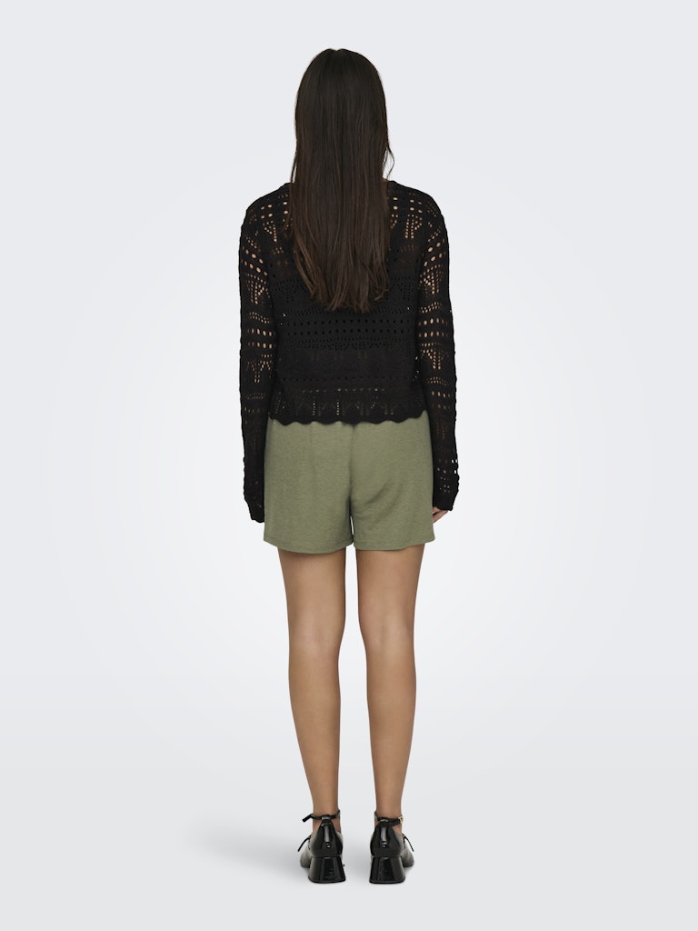 JDYSUN LAY L/S BOATNECK PULLOV. KNT NOOS Sort