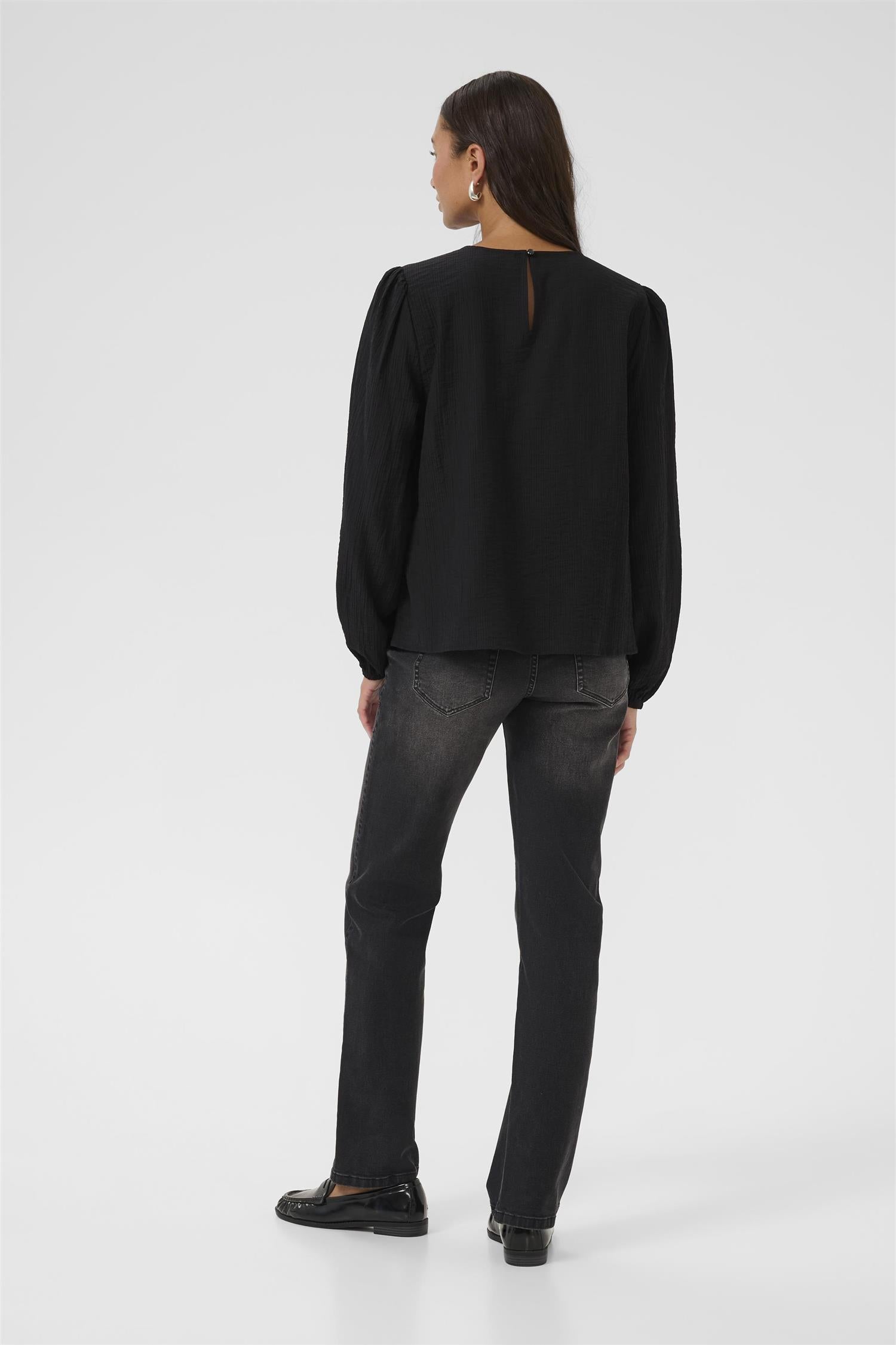 Kavivy Blouse Black Deep